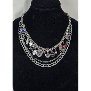 VTG Layered Charm Necklace -Nia By Niaper